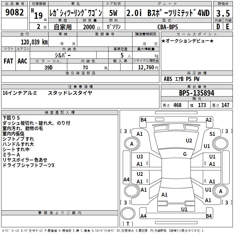 SUBARU LEGACY