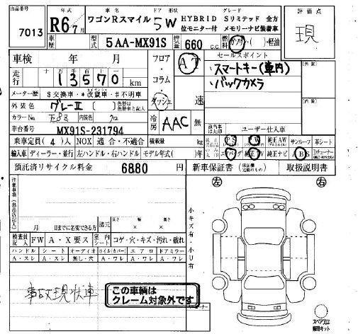 SUZUKI WAGON R SMILE