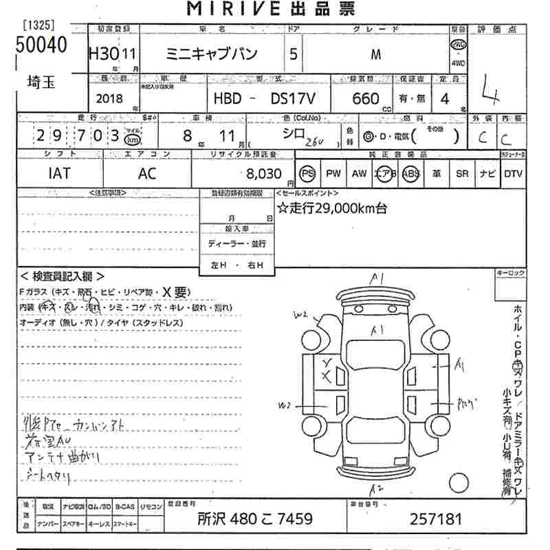 MITSUBISHI MINICAB