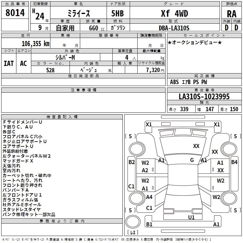 DAIHATSU MIRA E:S