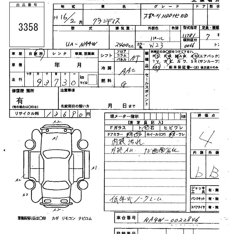 MITSUBISHI GRANDIS