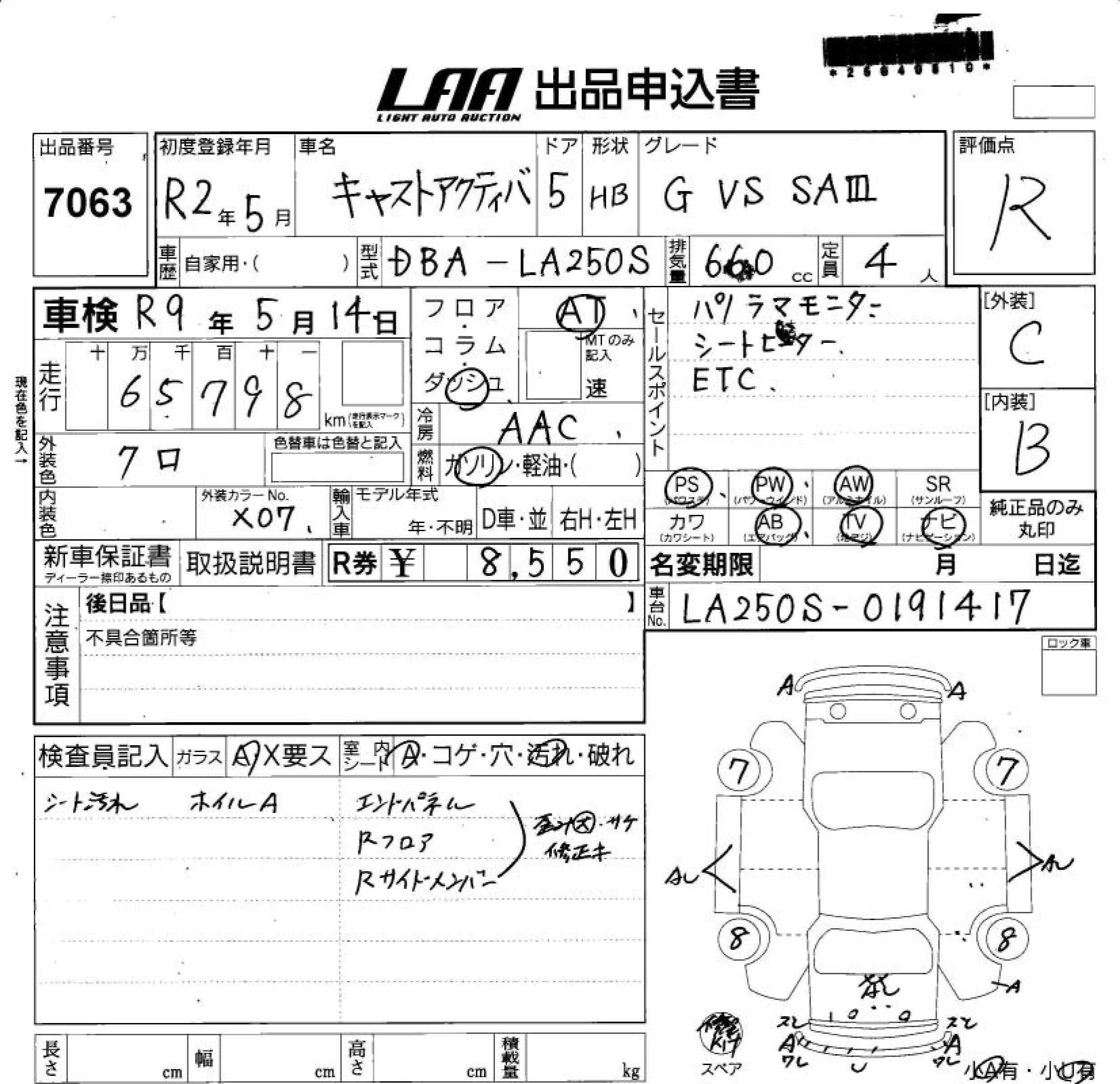 DAIHATSU CAST
