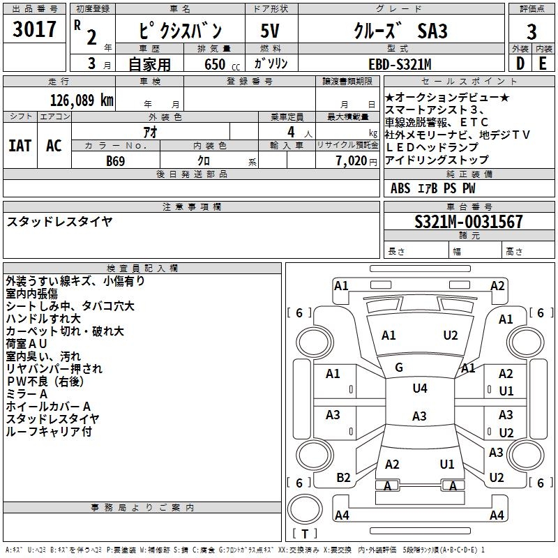 TOYOTA PIXIS VAN