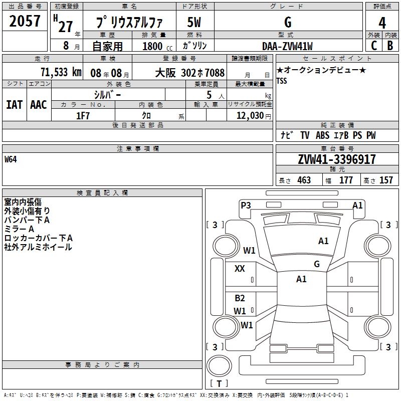 TOYOTA PRIUS ALPHA