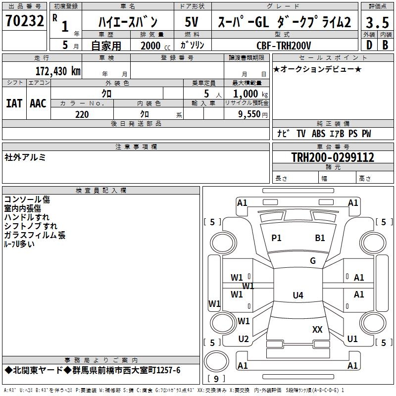 TOYOTA REGIUS ACE