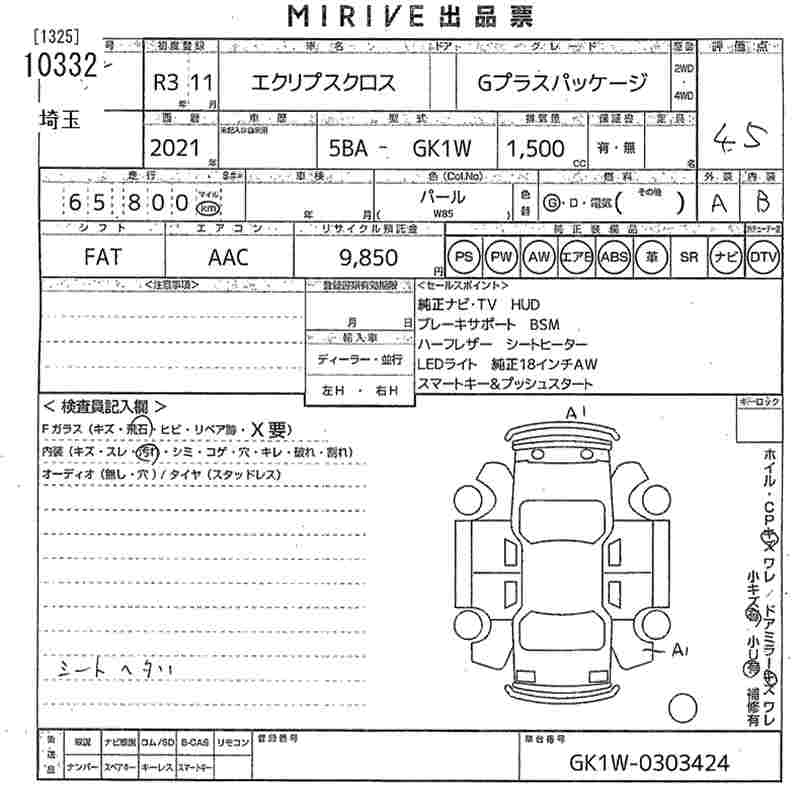 MITSUBISHI ECLIPSE CROSS
