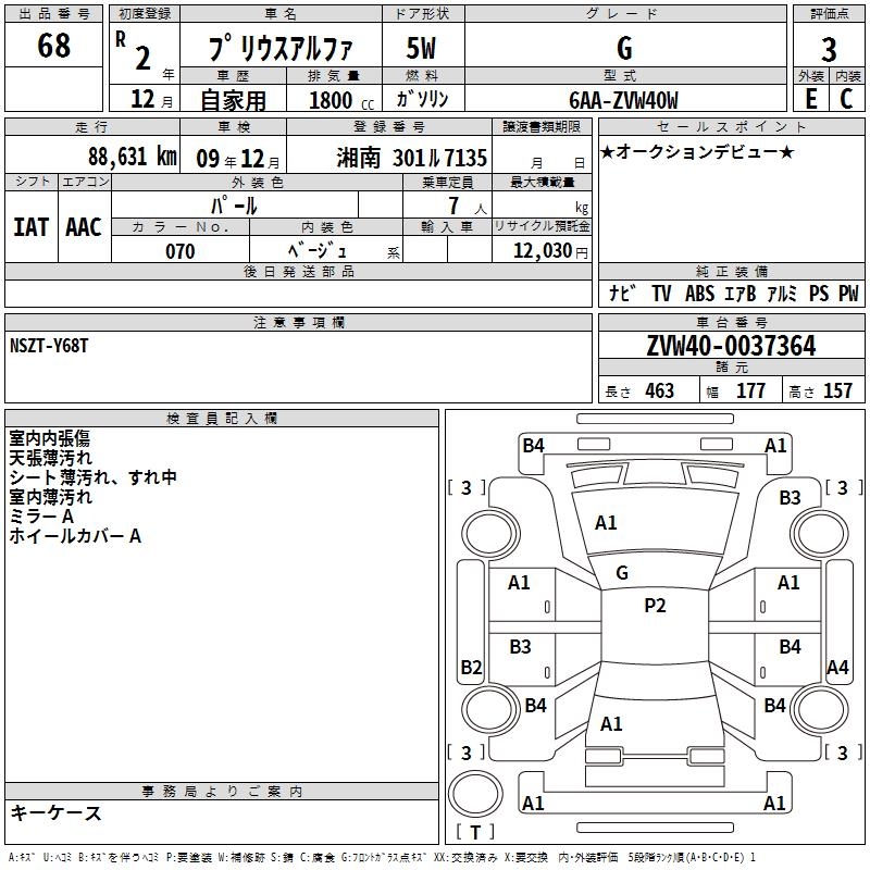 TOYOTA PRIUS ALPHA