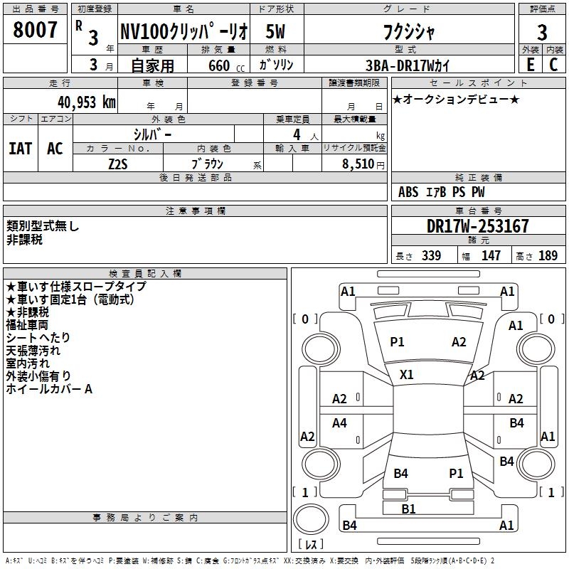NISSAN NV100 CLIPPER