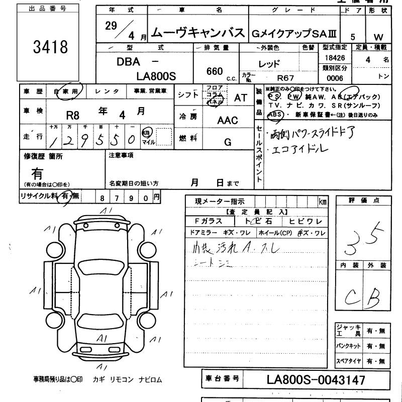 DAIHATSU MOVE CANBUS