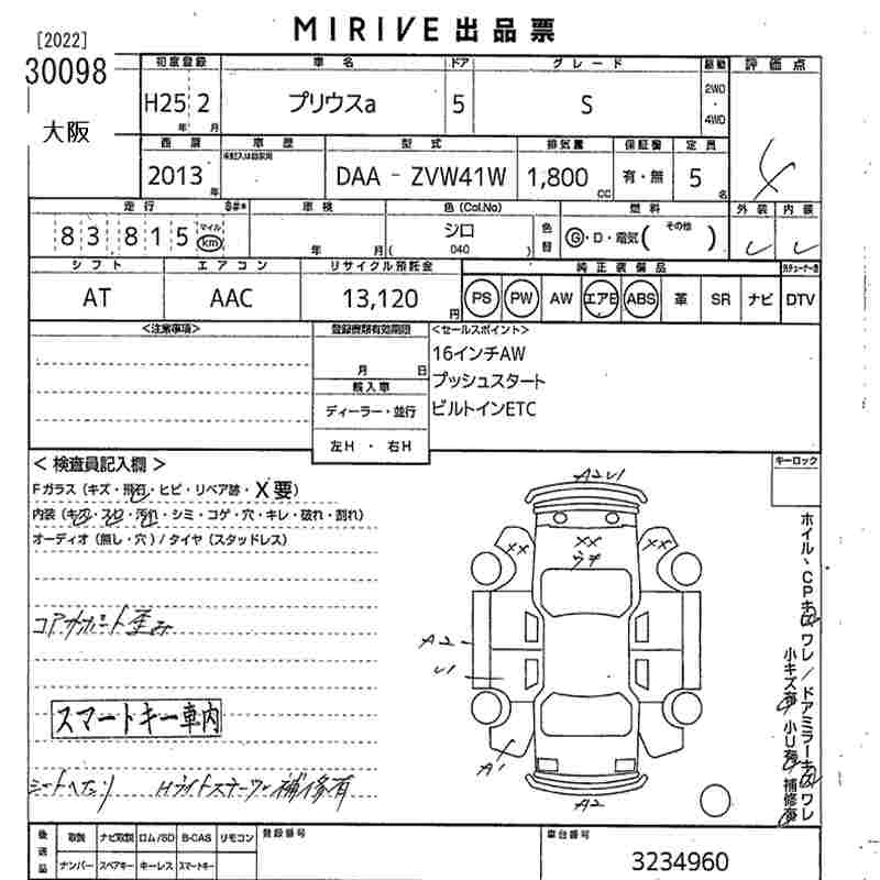 TOYOTA PRIUS ALPHA