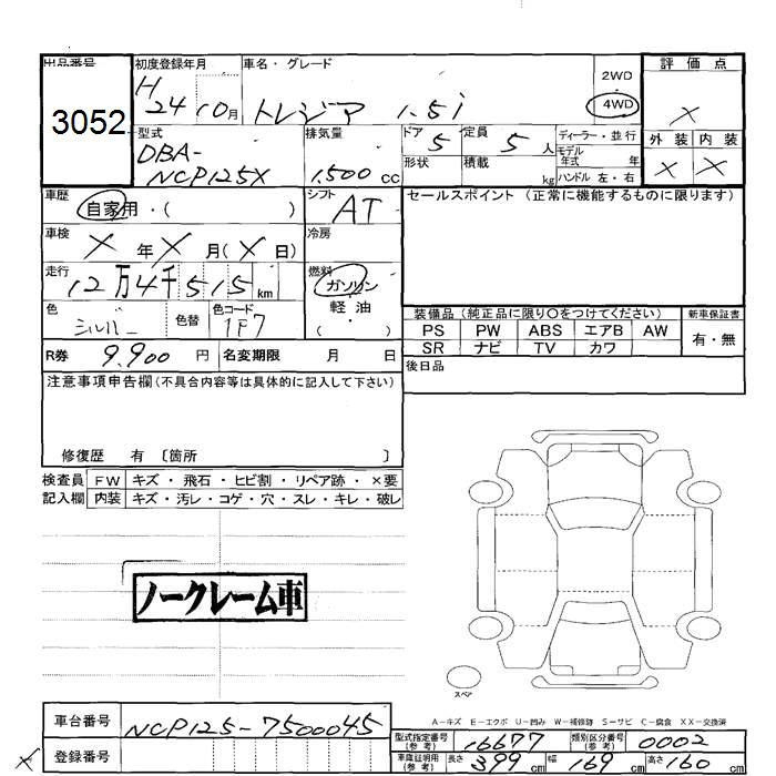SUBARU TREZIA