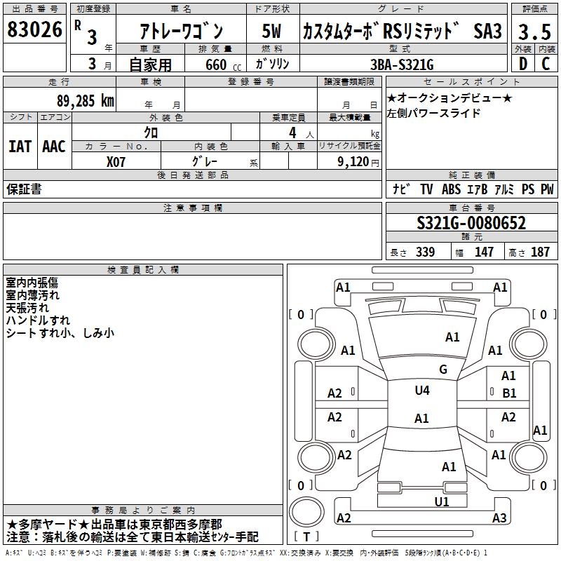 DAIHATSU ATRAI