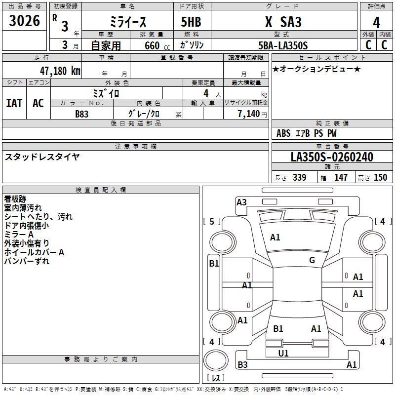 DAIHATSU MIRA E:S