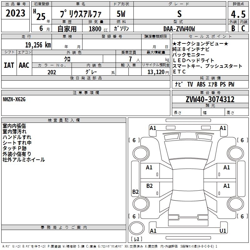 TOYOTA PRIUS ALPHA