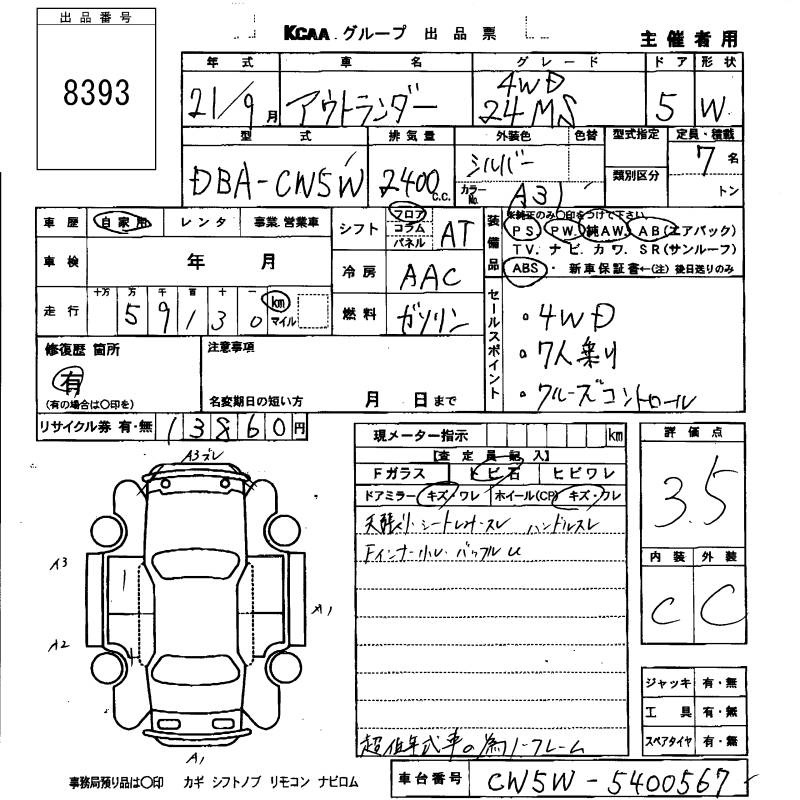 MITSUBISHI OUTLANDER
