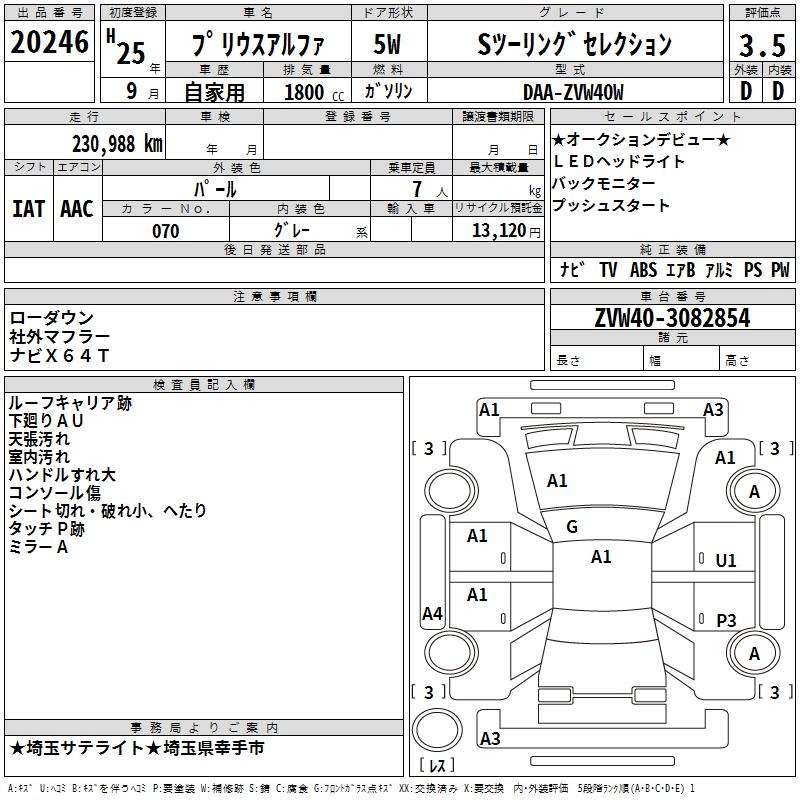 TOYOTA PRIUS ALPHA