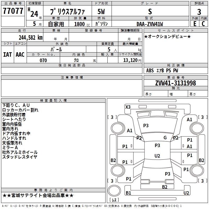TOYOTA PRIUS ALPHA