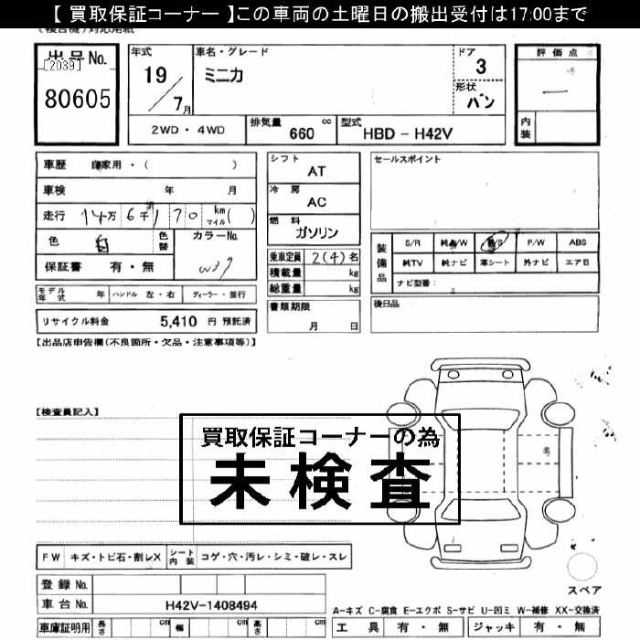MITSUBISHI MINICA