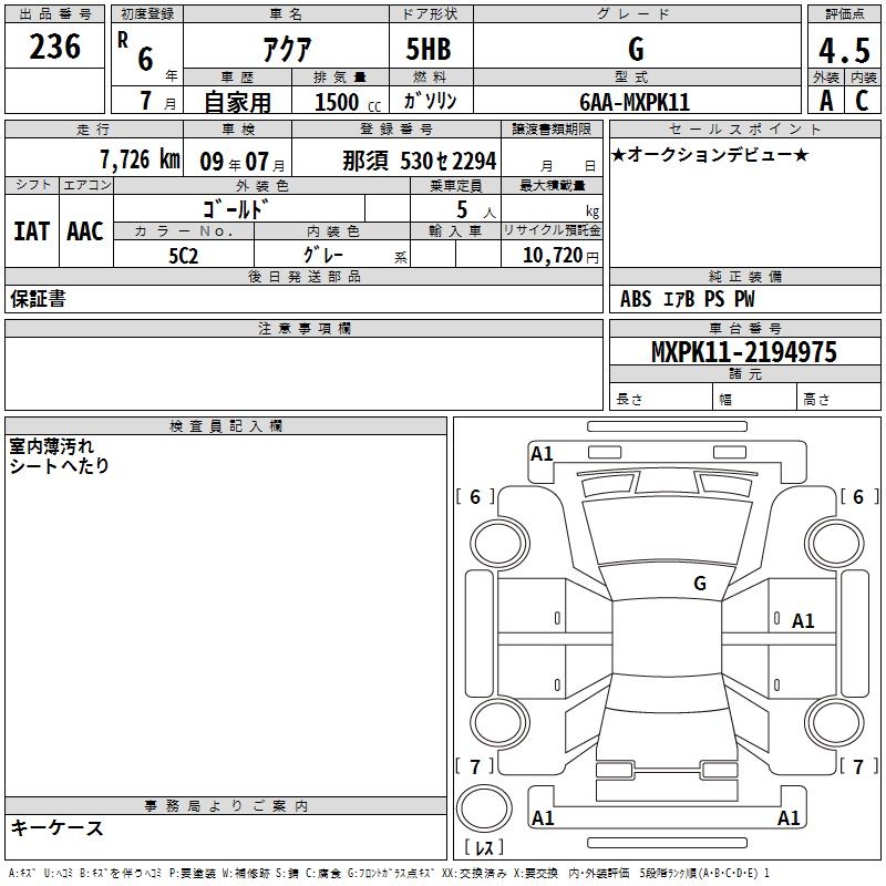 TOYOTA AQUA