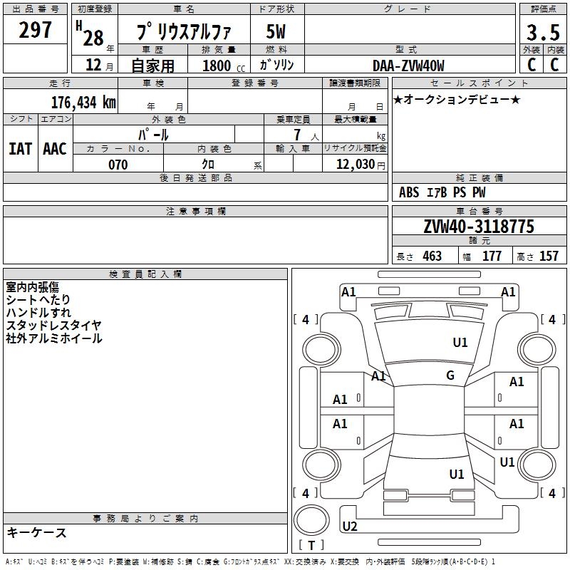 TOYOTA PRIUS ALPHA