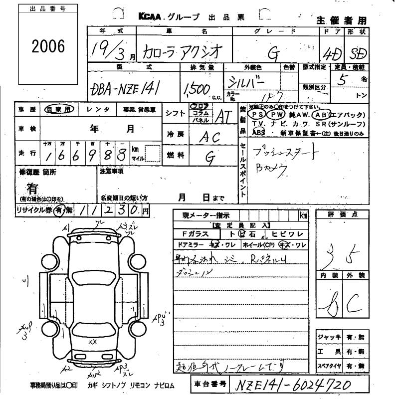TOYOTA COROLLA AXIO
