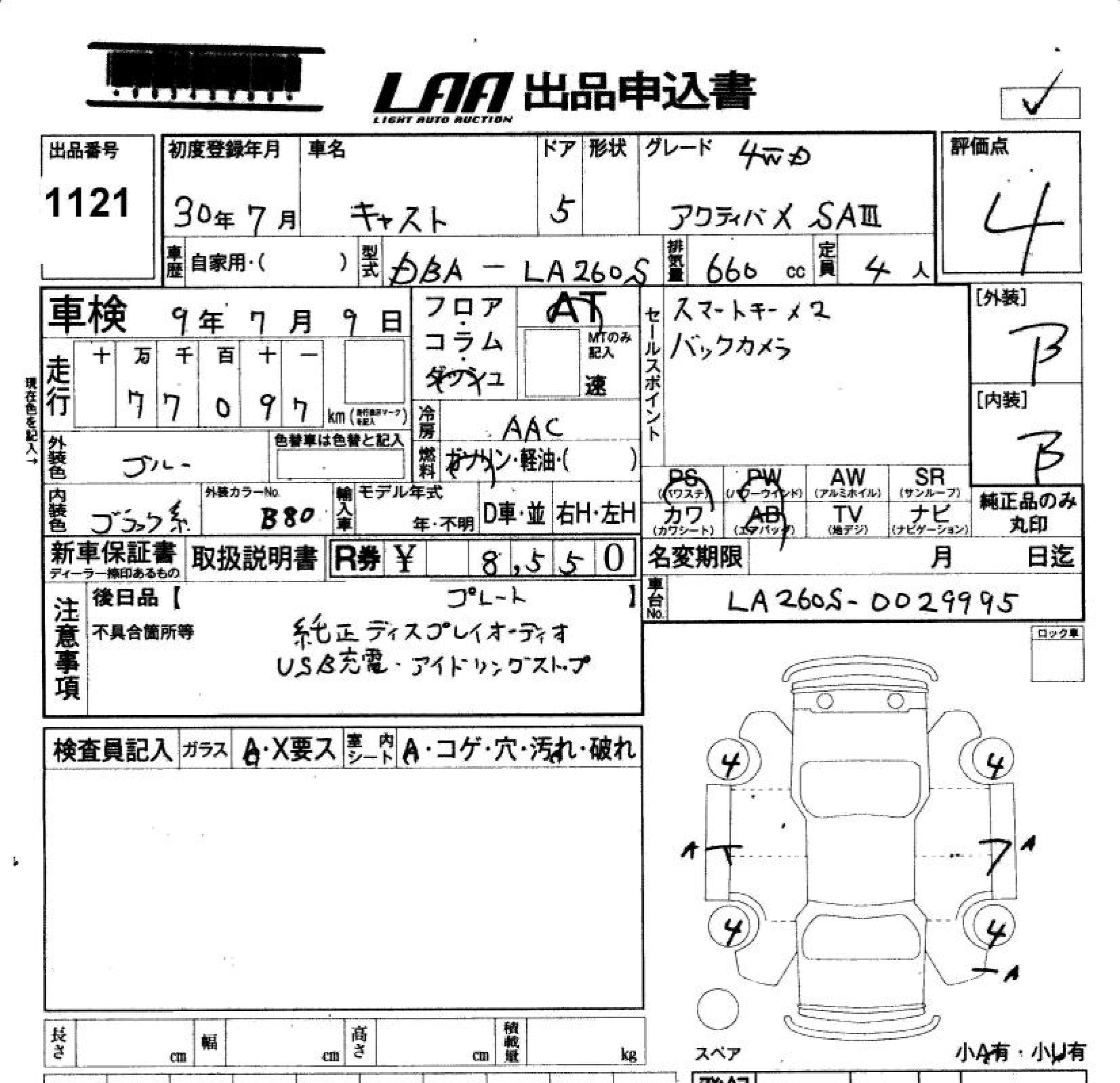 DAIHATSU CAST