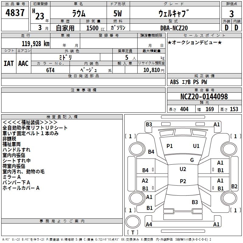 TOYOTA RAUM