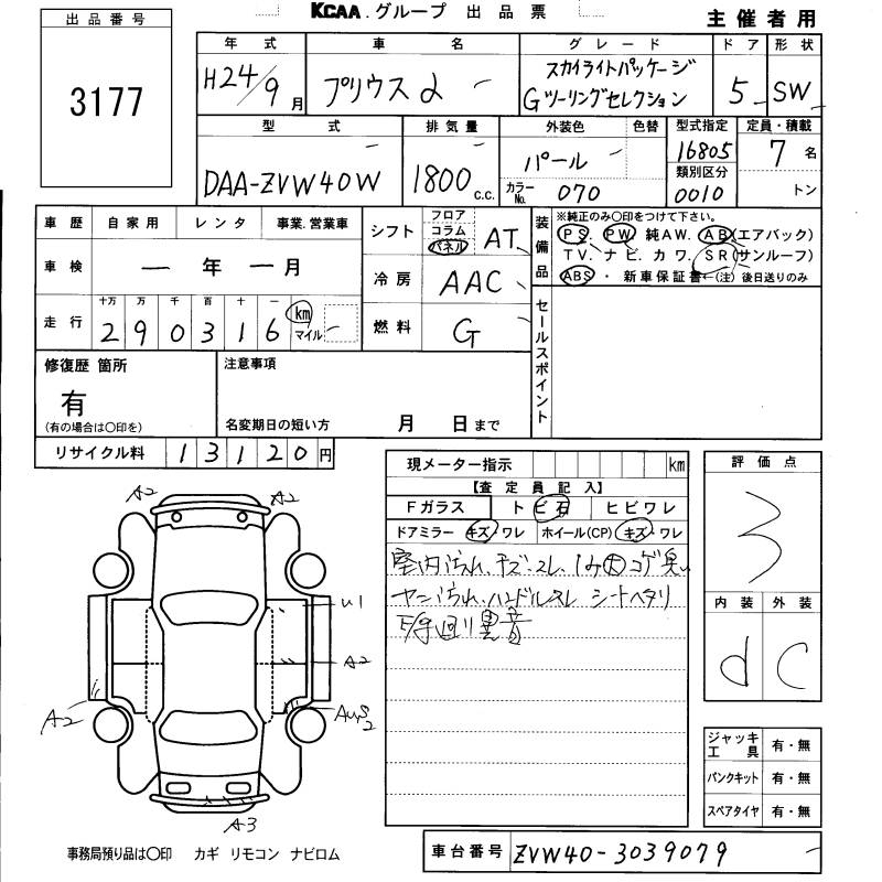 TOYOTA PRIUS ALPHA
