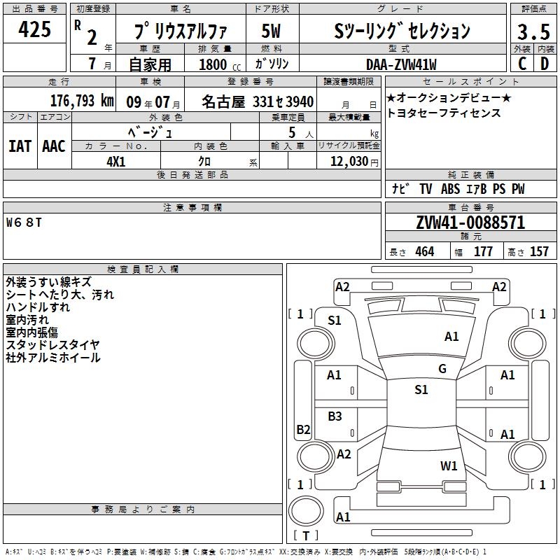 TOYOTA PRIUS ALPHA