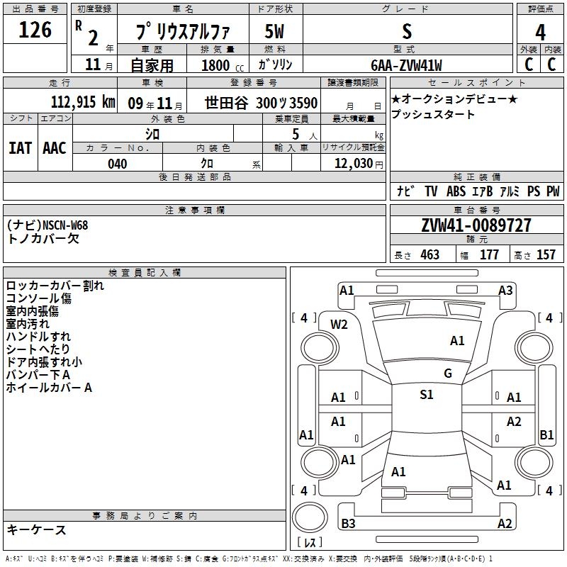 TOYOTA PRIUS ALPHA