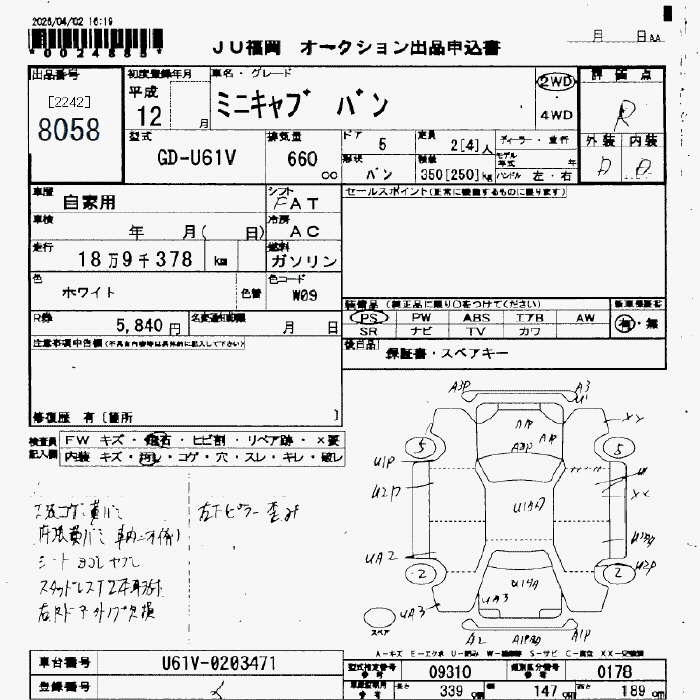 MITSUBISHI MINICAB