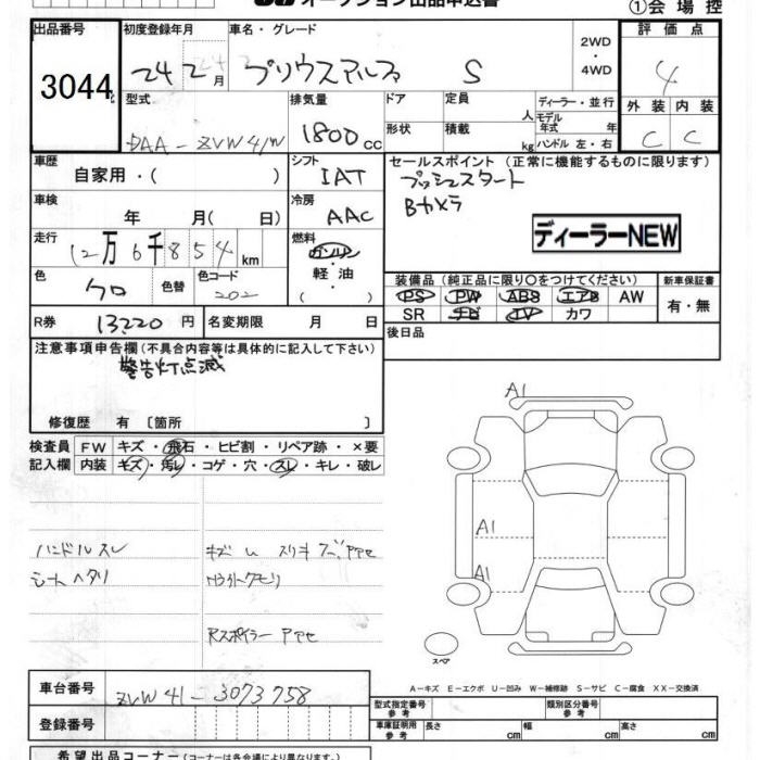 TOYOTA PRIUS ALPHA