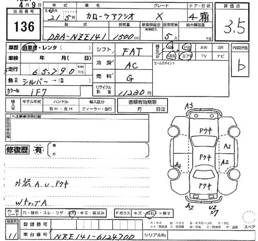 TOYOTA COROLLA AXIO