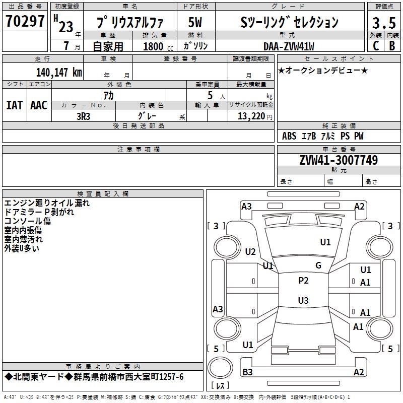TOYOTA PRIUS ALPHA