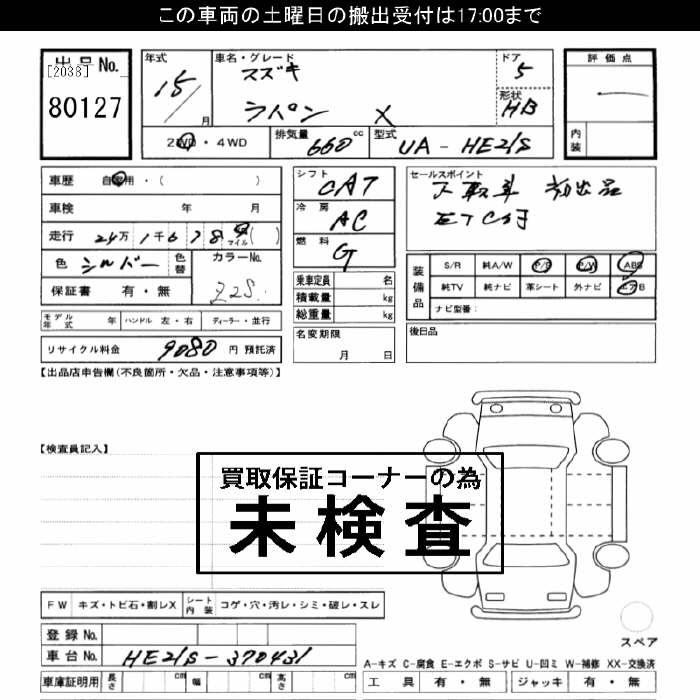 SUZUKI ALTO LAPIN