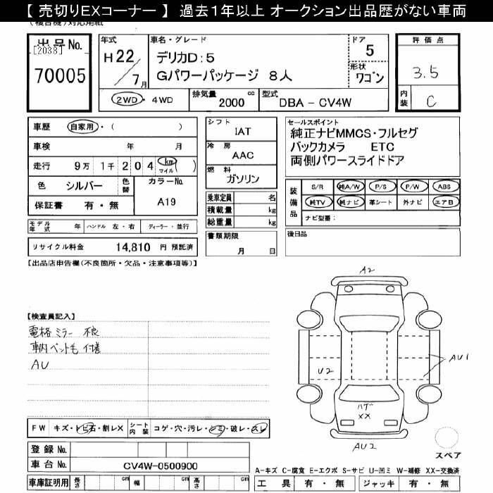 MITSUBISHI DELICA D:5