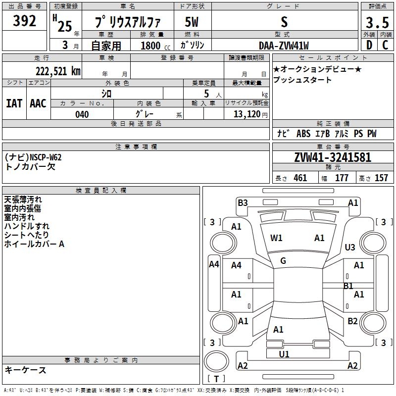 TOYOTA PRIUS ALPHA