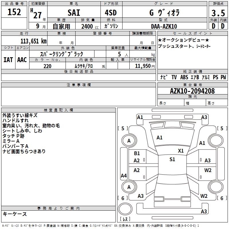 TOYOTA SAI
