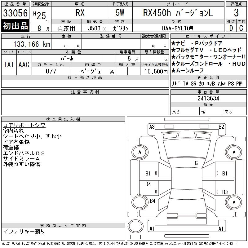 LEXUS RX450H