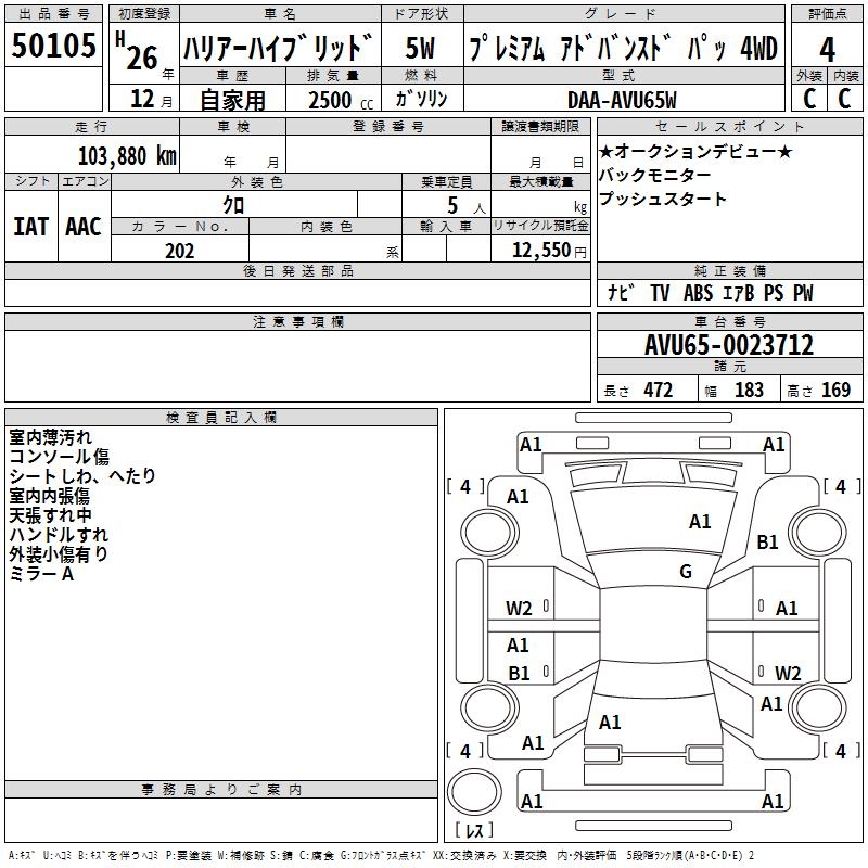 TOYOTA HARRIER