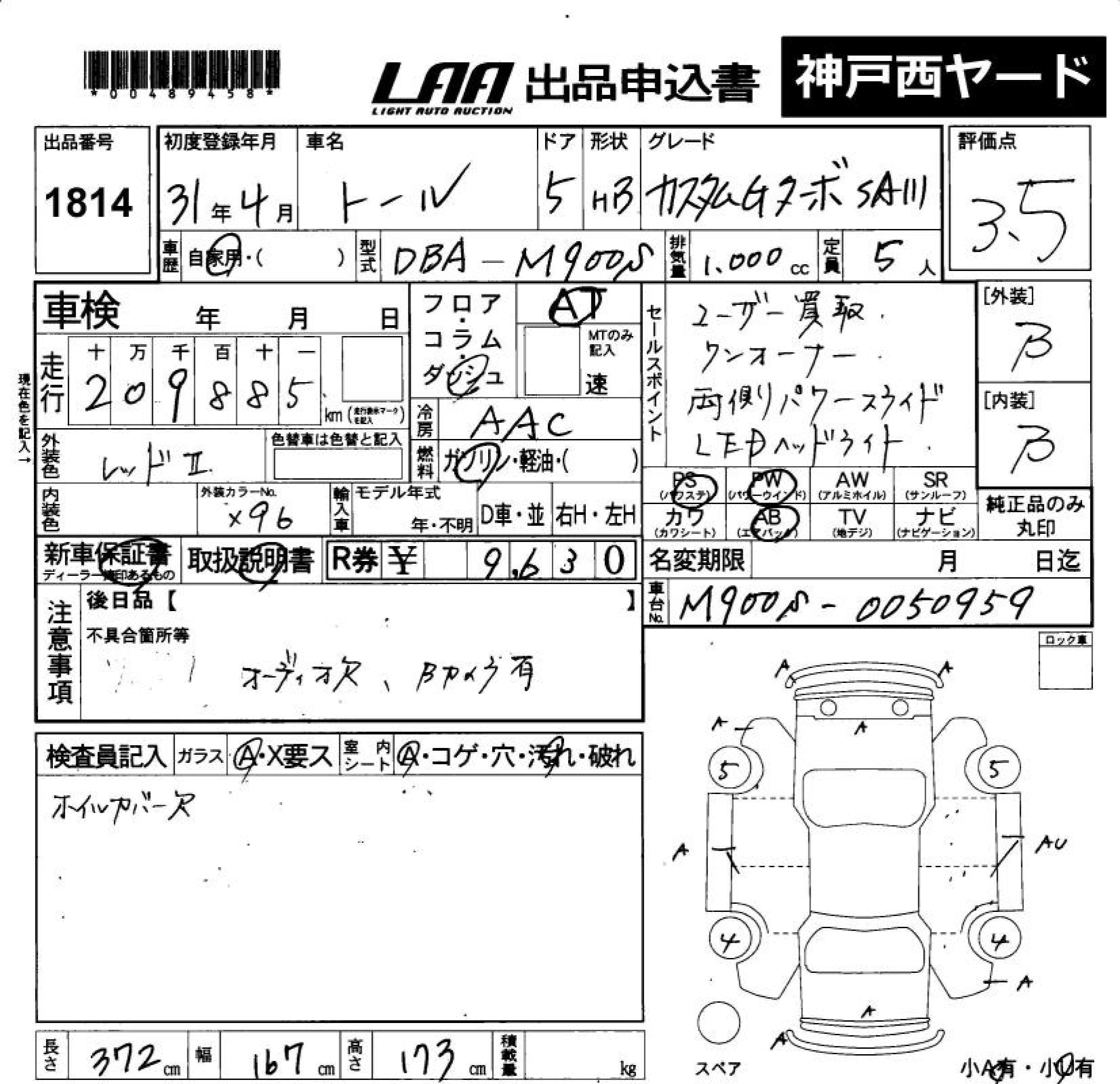 DAIHATSU THOR