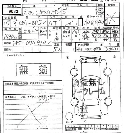 SUBARU LEGACY