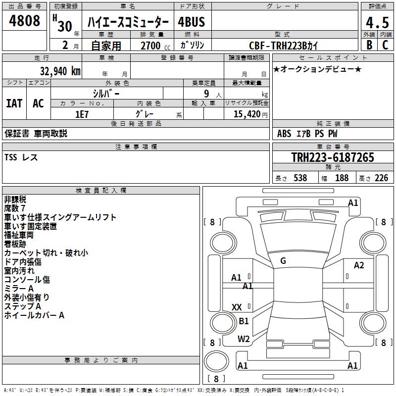 TOYOTA REGIUS ACE