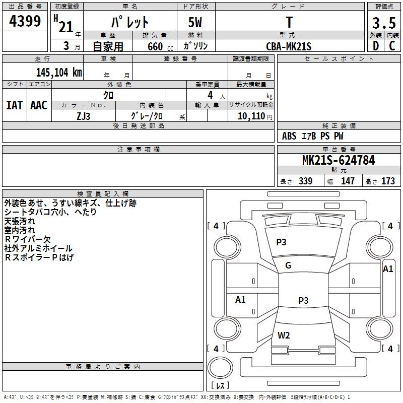 SUZUKI PALETTE
