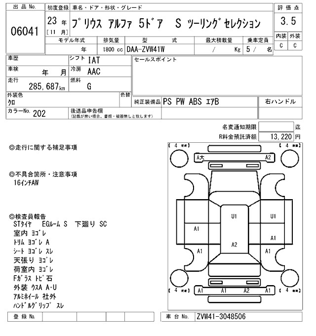 TOYOTA PRIUS ALPHA