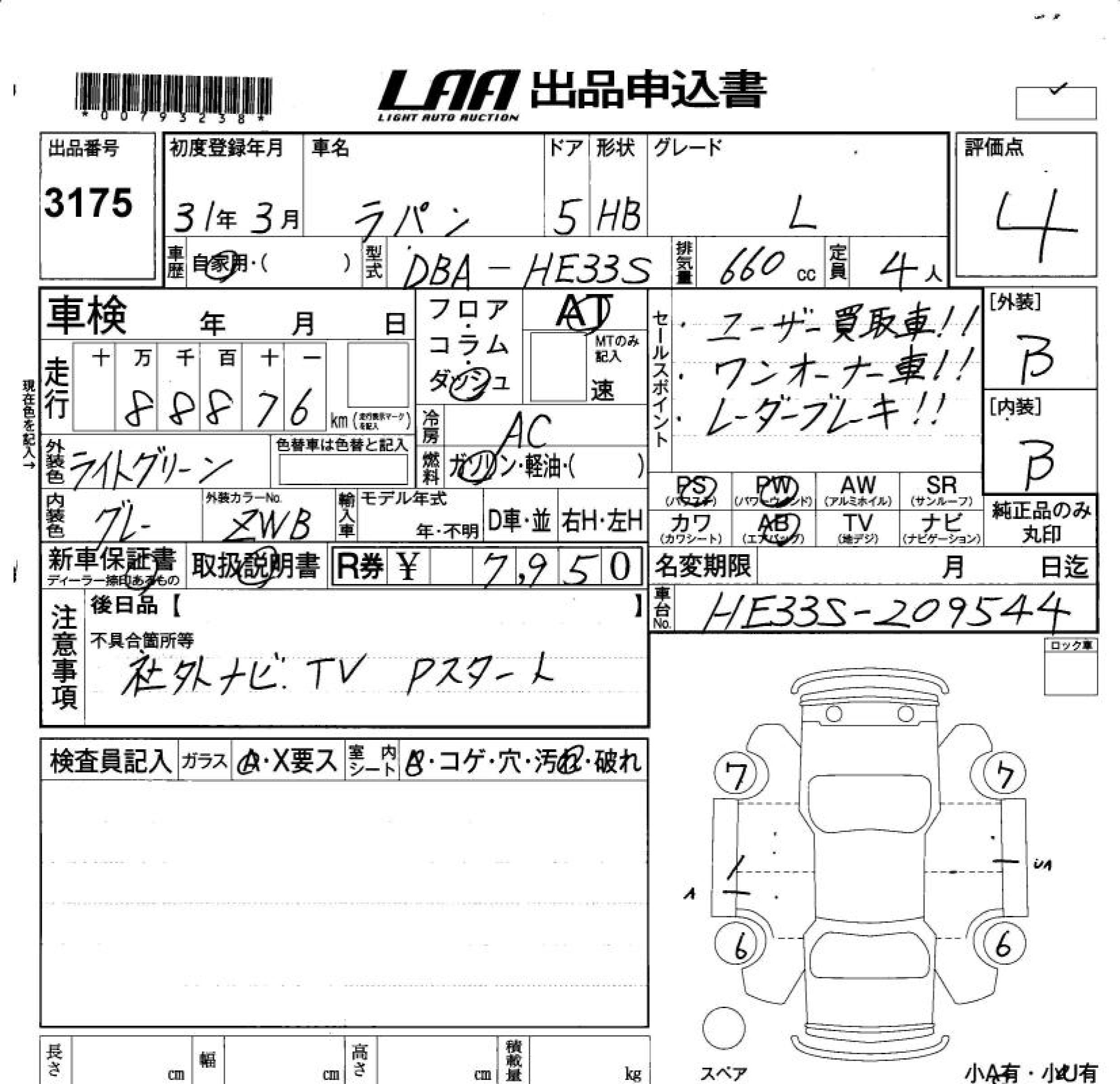 SUZUKI ALTO LAPIN
