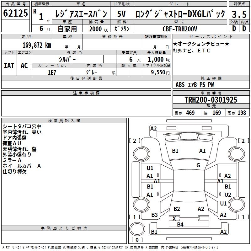 TOYOTA REGIUS ACE