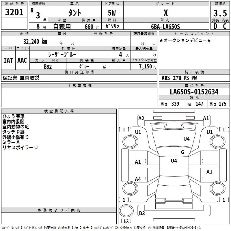 DAIHATSU TANTO