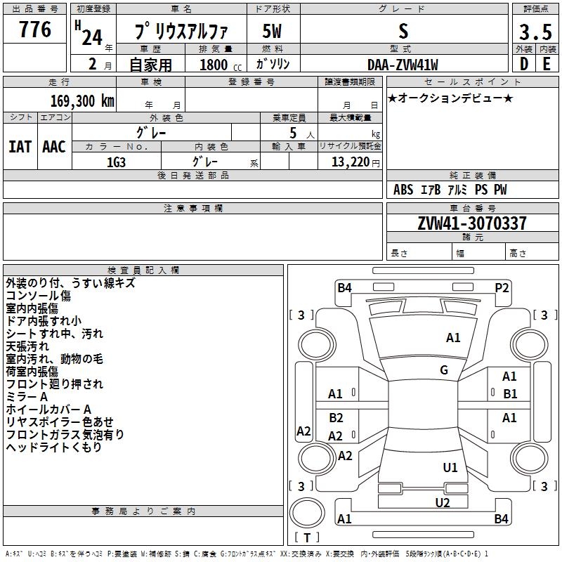 TOYOTA PRIUS ALPHA