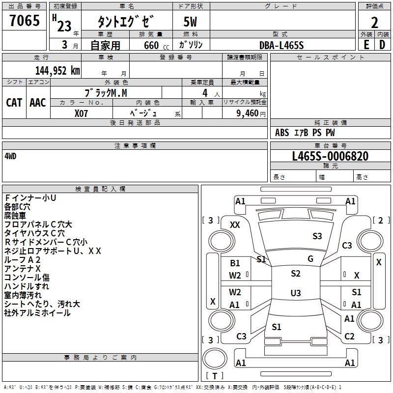 DAIHATSU TANTO EXE